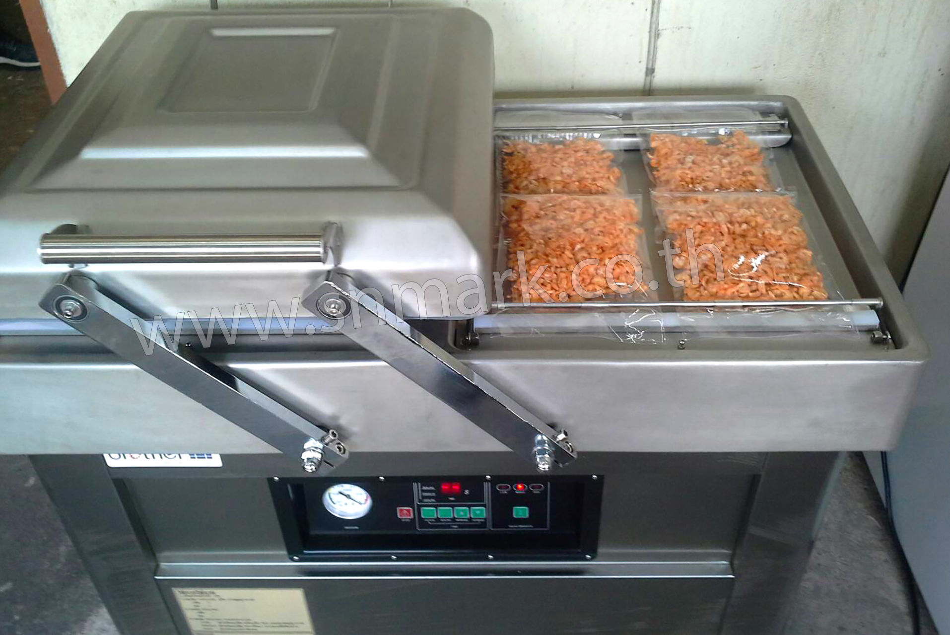 เครื่องซีลสูญญากาศ (vacuum packing machine) รุ่น DZ-400/2SB แพ็คสูญญากาศอาหาร เนื้อสตว์ ผลไม้ และอื่นๆ